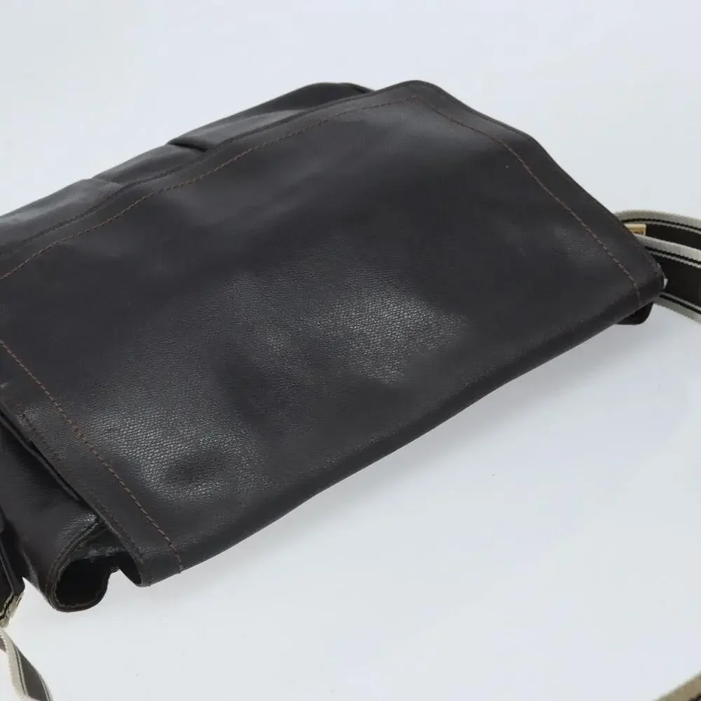 Salvatore Ferragamo Leather Shoulder Bag Brown